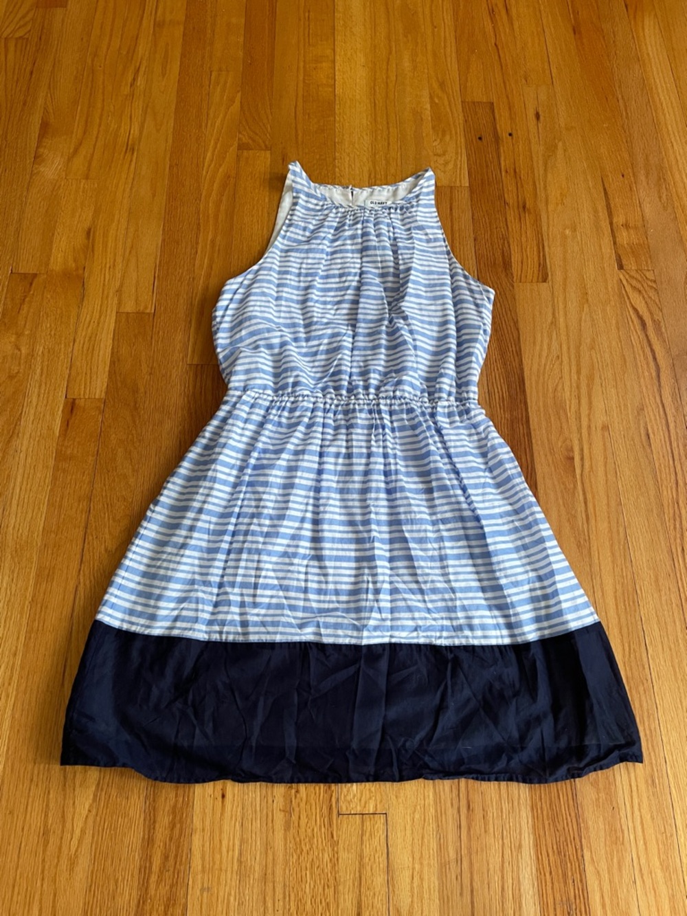 Blue Striped Dress